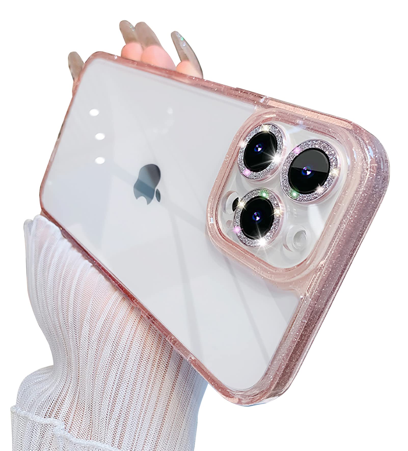 Amazon.com: Eiyikof for iPhone 14 Pro Max Case with Bling Camera
